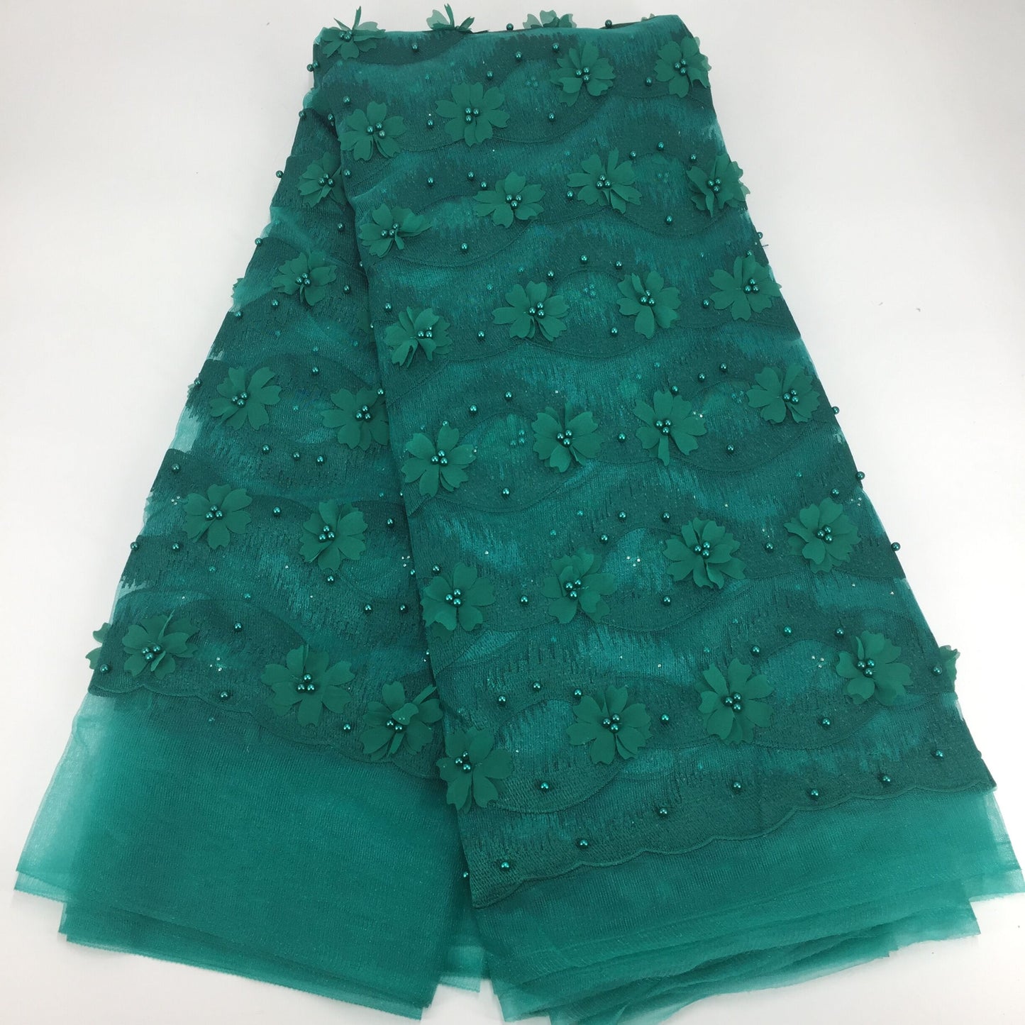 2025 Nigerian Embroidered  Lace Fabric High Quality 5 Yards African Lace Fabric Lace Wedding Dress for Women party Dress .DIY SEWING