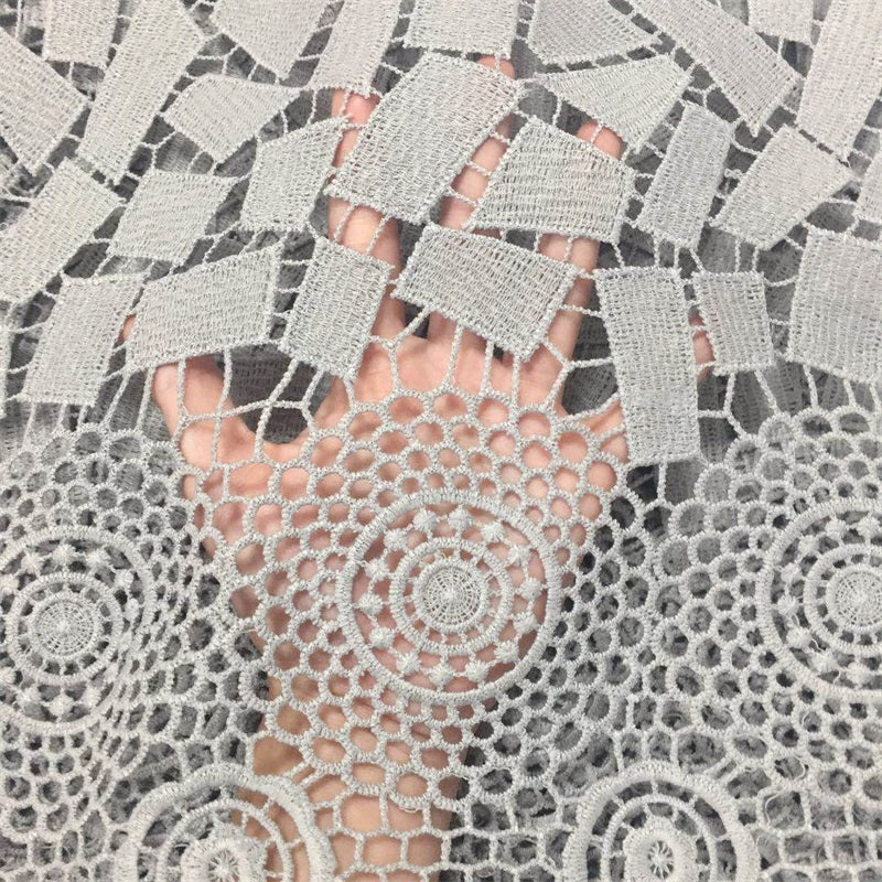 2025 Nigerian Embroidered  Lace Fabric High Quality 5 Yards African Lace Fabric Lace Wedding Dress for Women party Dress .DIY SEWING