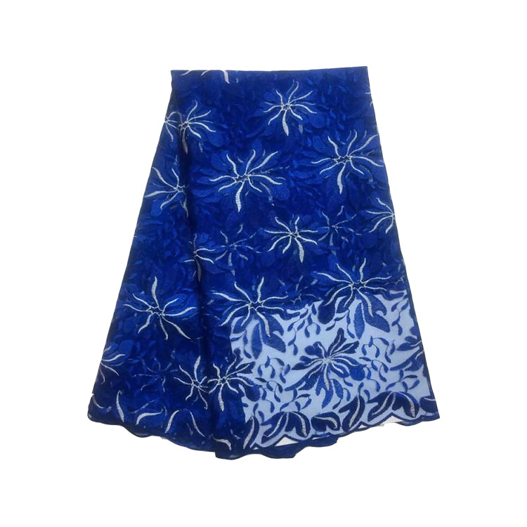 2025 Nigerian Embroidered  Lace Fabric High Quality 5 Yards African Lace Fabric Lace Wedding Dress for Women party Dress .DIY SEWING