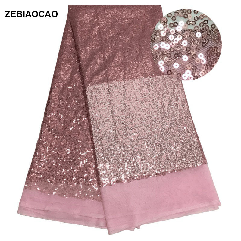 2025 Nigerian Embroidered  Lace Fabric High Quality 5 Yards African Lace Fabric Lace Wedding Dress for Women party Dress .DIY SEWING