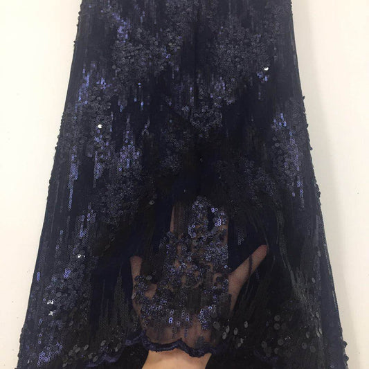 2025 Nigerian Embroidered  Lace Fabric High Quality 5 Yards African Lace Fabric Lace Wedding Dress for Women party Dress .DIY SEWING