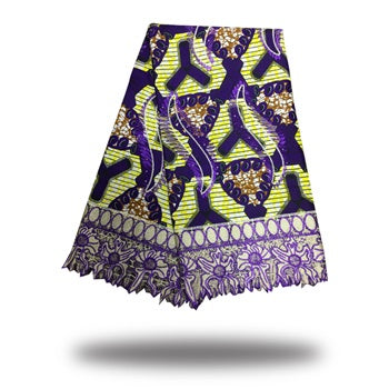 2025 Nigerian Embroidered African Lace Fabric for Wedding - No. 140, 5 Yards
